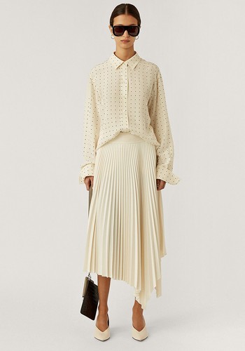 Pleated Rib Swinton Skirt from Joseph 