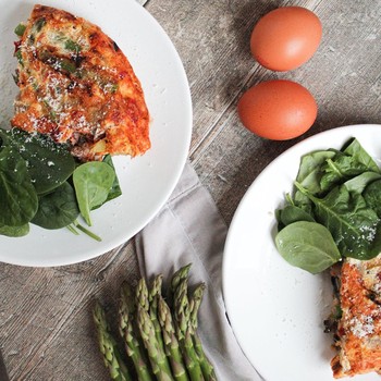 Spanish Asparagus Frittata 