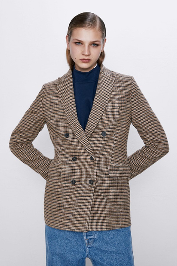 Check Blazer from Zara