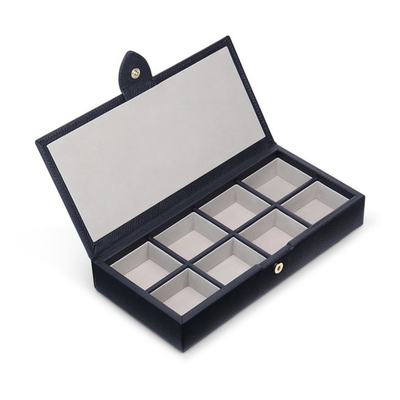 Panama Leather Cufflinks Box from Smythson