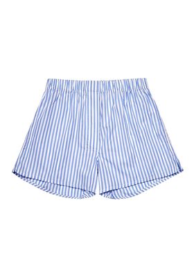 Bailey Striped Boxer In Blue and White from Budd London