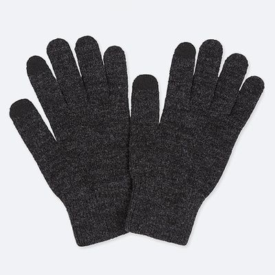 Heattech Knitted Touch Screen Gloves
