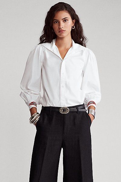 Embroidered Oxford Shirt