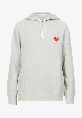 Logo-Embroidered Cotton-Jersey Hoody from Comme Des Garçons