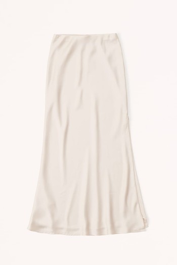 Satin Midaxi Skirt from Abercrombie & Fitch