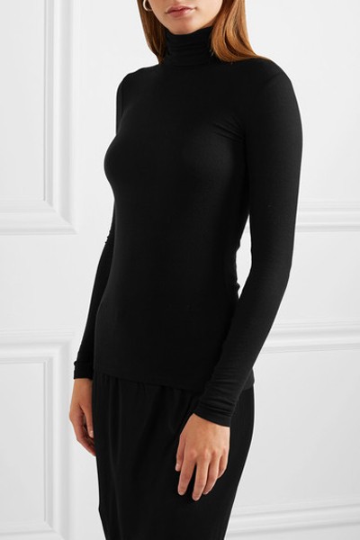 Melilla Ribbed Stretch Turtle Neck from AnthonyThomas