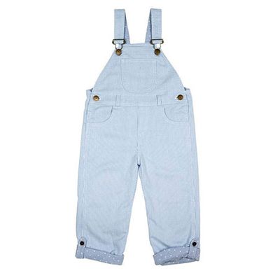 Pale Blue Stripe Dungarees from Dotty Dungarees