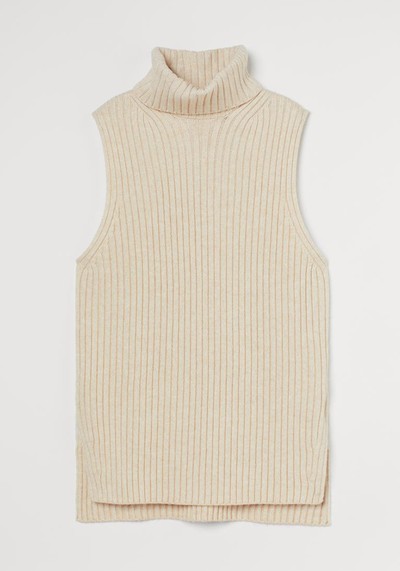 Polo-Neck Sweater Vest