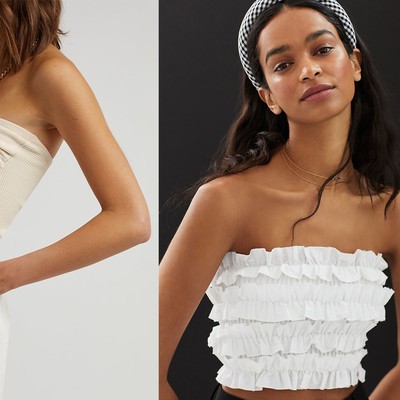 Do + Be Strapless Tuxedo Tube Top - Brands We Love