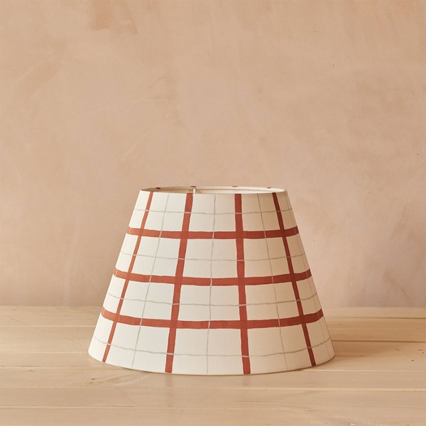 Gingham Lampshade from Hum London