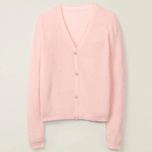 Maggie Jewelled Cardigan - Milkshake from Boden