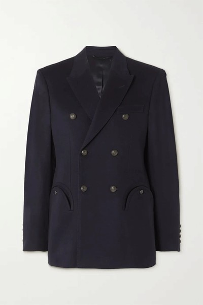 Daybreak Double-Breasted Wool And Cashmere-Blend Blazer from Blazé Milano