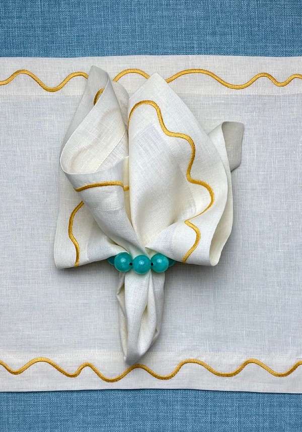 The Squiggle Napkin from The Table Love