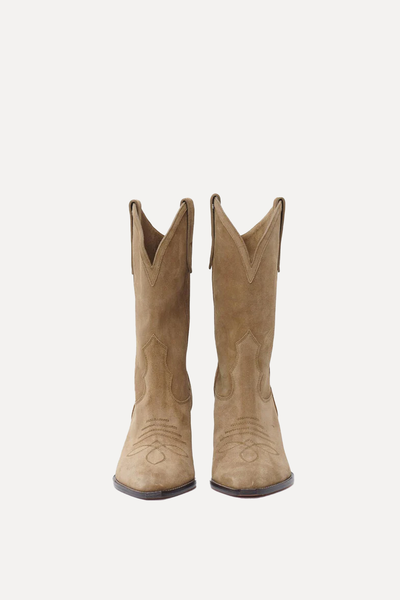 Luliette Suede Leather Ankle Boots from Isabel Marant