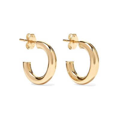 Chubbie Huggies 10-Karat Gold Hoop Earrings from Loren Stewart