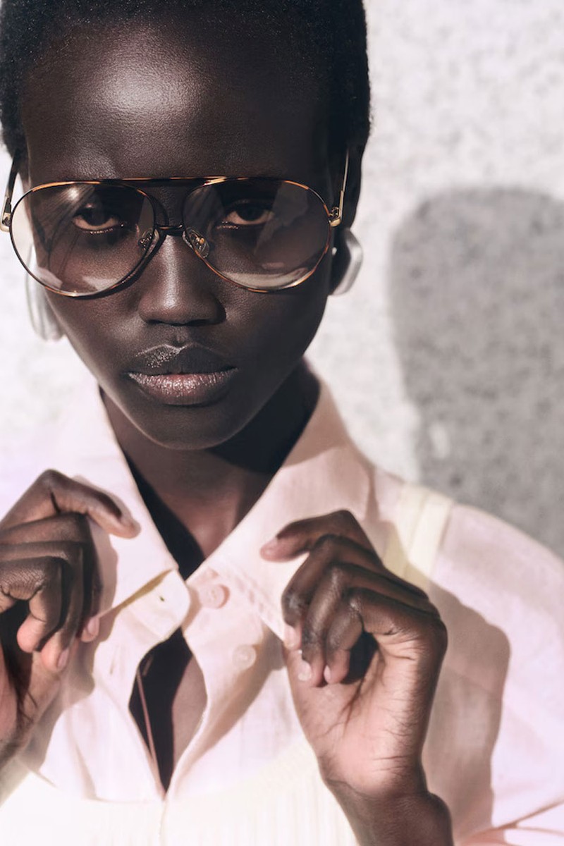 Wire-Frame Aviator Sunglasses from COS