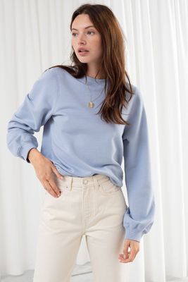 Relaxed Organic Terry Cotton Sweater from & Other Stories