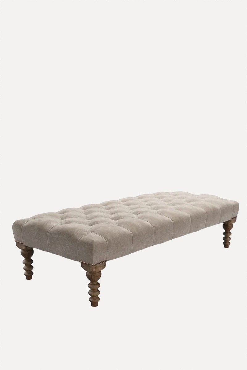 Valentin Large Rectangular Footstool from Sofa.com
