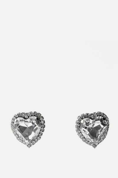 Bead Heart Earrings from Zara