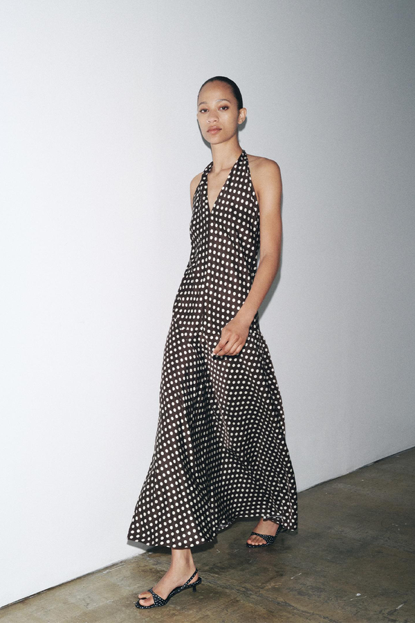 Halter Polka Dot Dress from Zara