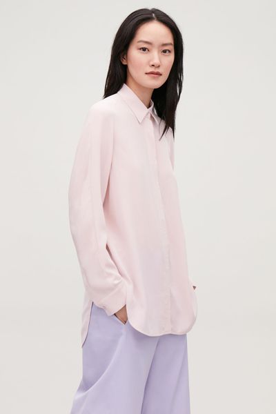 Long Cocoon Silk Shirt