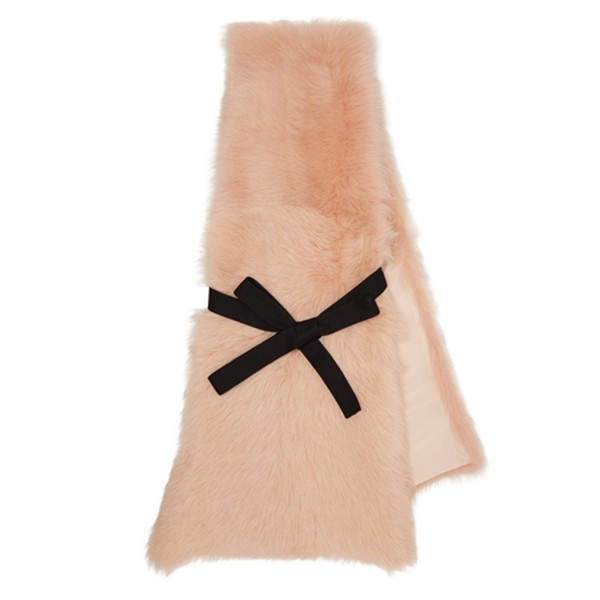 Shearling Wrap Scarf from Raey