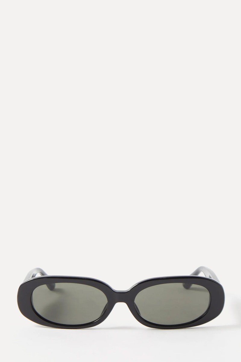 Cara Oval Acetate Sunglasses from Linda Farrow