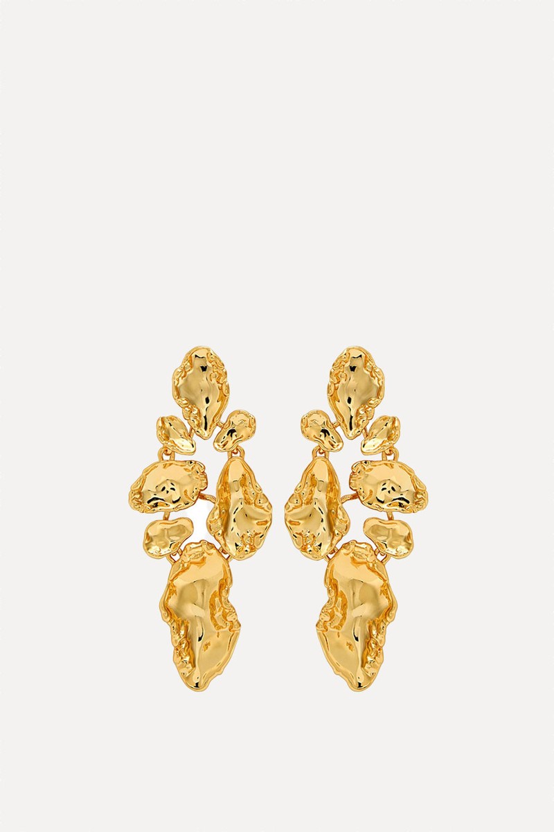 Brut 14kt Gold-Plated Drop Earrings from Alexis Bittar