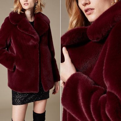 Relaxed Faux Fur Jacket