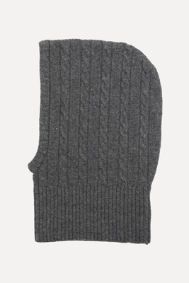 Cable-Knit Balaclava from Goen.J