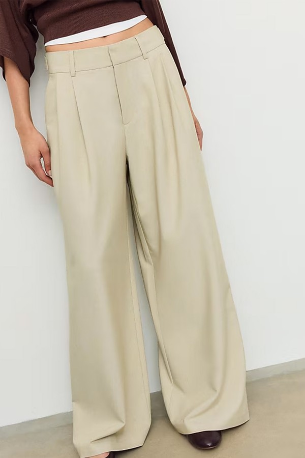 Adjustable Super Wide-Leg Trousers from Stradivarius