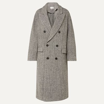 Double-Breasted Bouclé Coat from Isabel Marant Etoile 