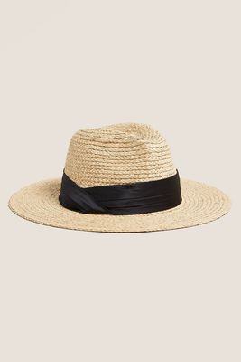 Straw Fedora Hat from M&S