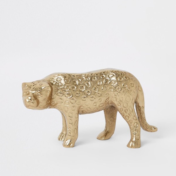 Gold Panther Ornament