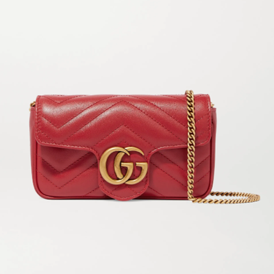 GG Marmont Leather Shoulder Bag from Gucci