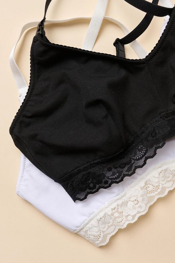 2-Pack Cross-Back Nursing Bra