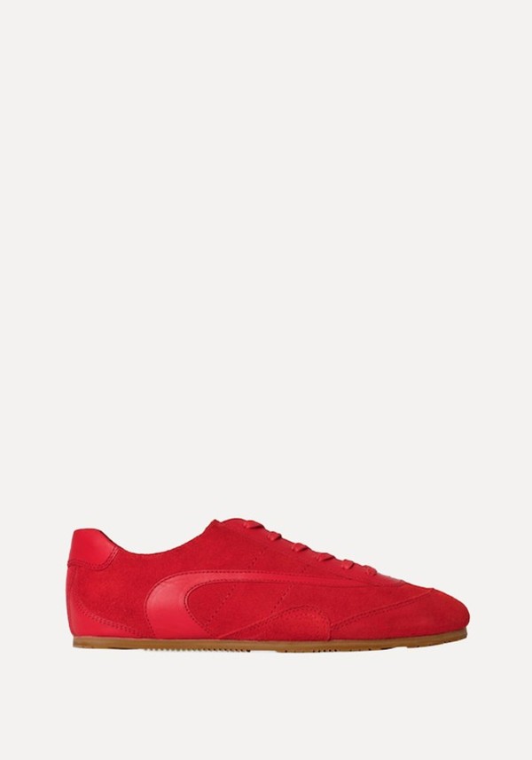 Minimal Suede Trainers 