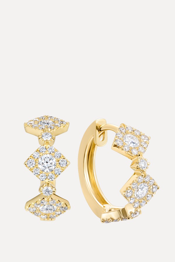 Triolette Square Hoops