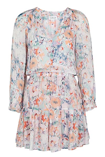 Leah Printed Chiffon Dress from Velvet by Graham & Spencer