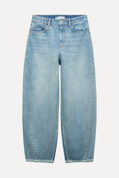 Z1975 Balloon Fit High Waist Jeans from Zara