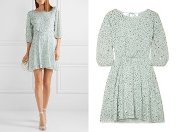 Palmira Embellished Chiffon Mini Dress from Alice + Olivia