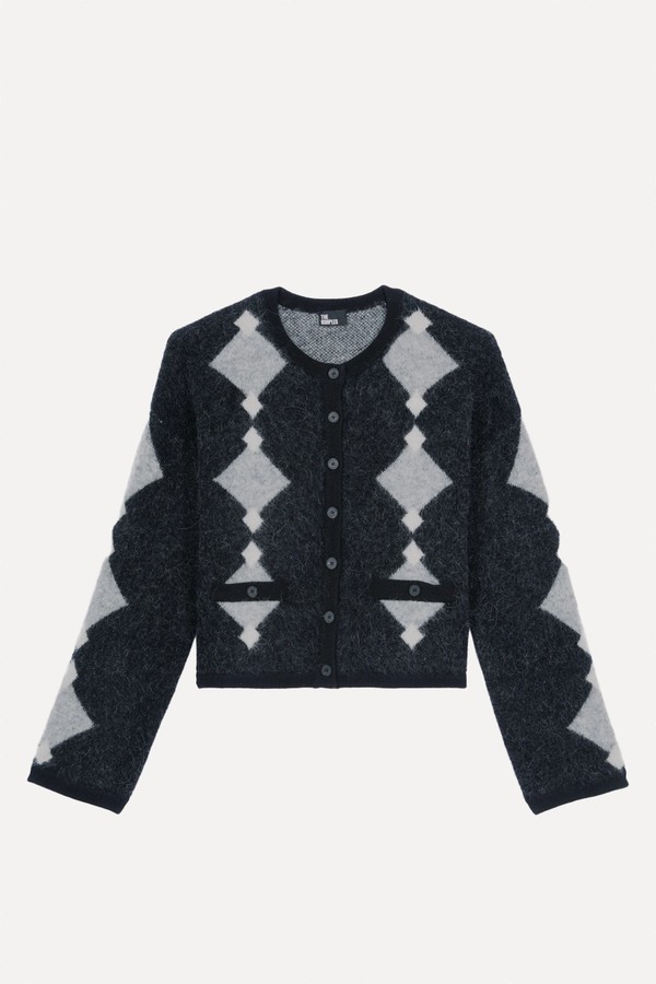 Alpaca Diamond Cardigan from The Kooples