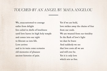 Touched By An Angel by Maya Angelou