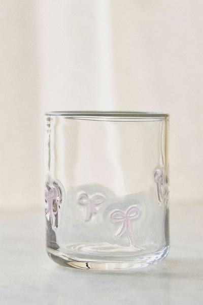 Bow Icon Juice Glass from Anthropologie