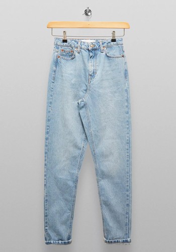 Bleach Mom Tapered Jeans