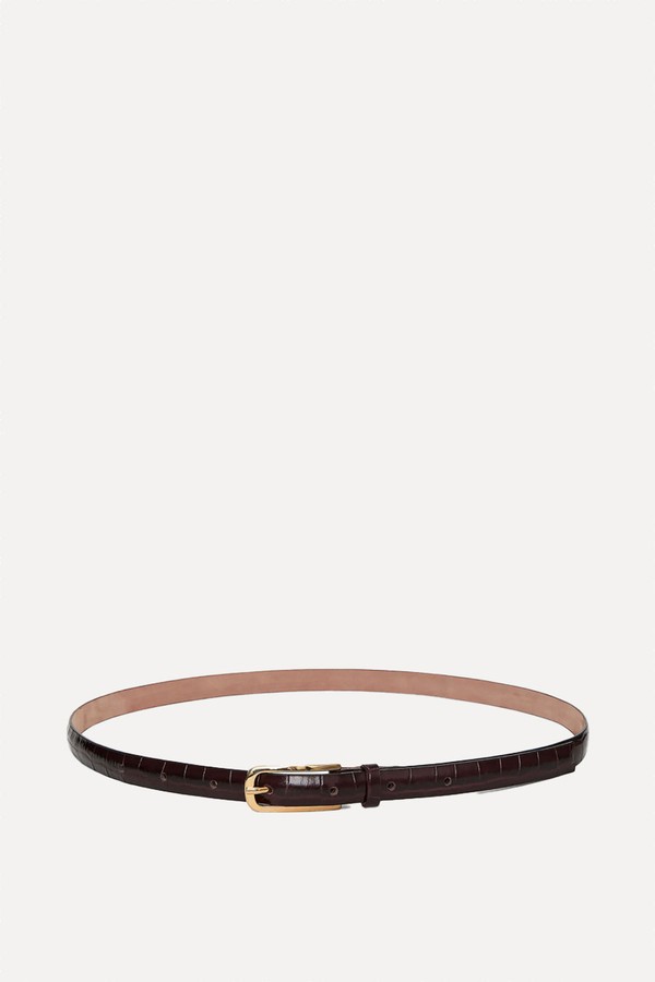 Croco Leather Belt from ARKET