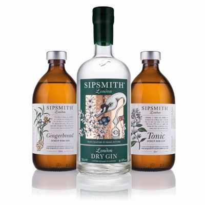 Gingerbread & Tonic Syrup Set from Sipsmith