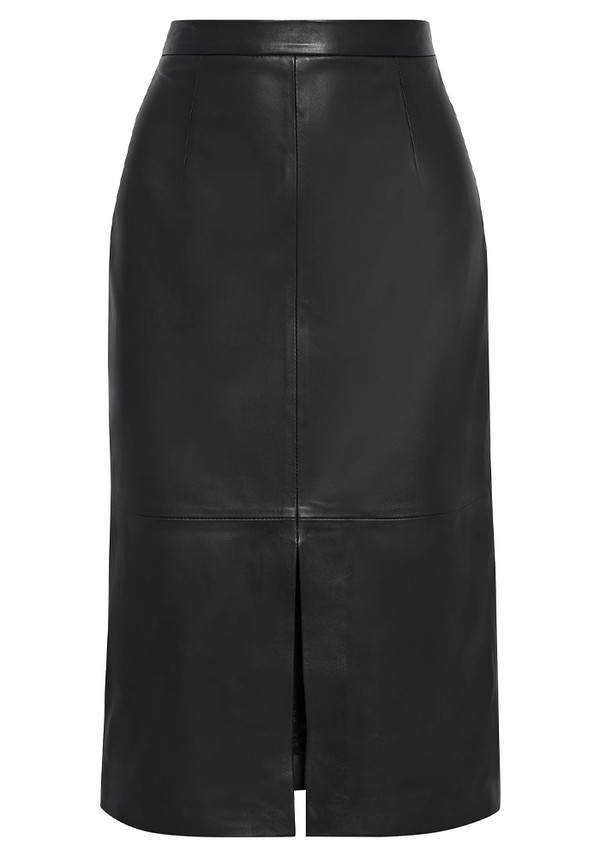 Malena Leather Pencil Skirt from Iris & Ink