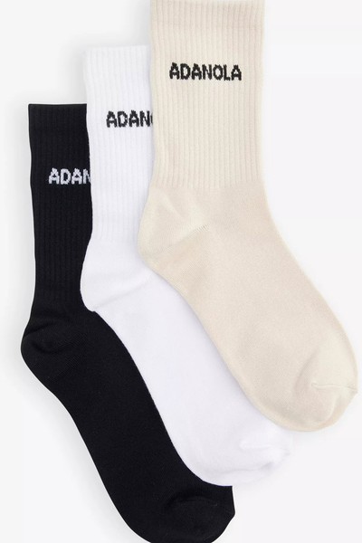 Pack Of Three Bamboo-Blend Knitted Socks from Adanola