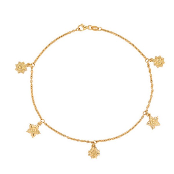 Maiden Gold-Plated Anklet from Meadowlark